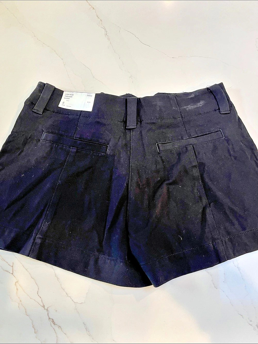 American Eagle High-Rise Trouser Short Shorts in Black Size 8